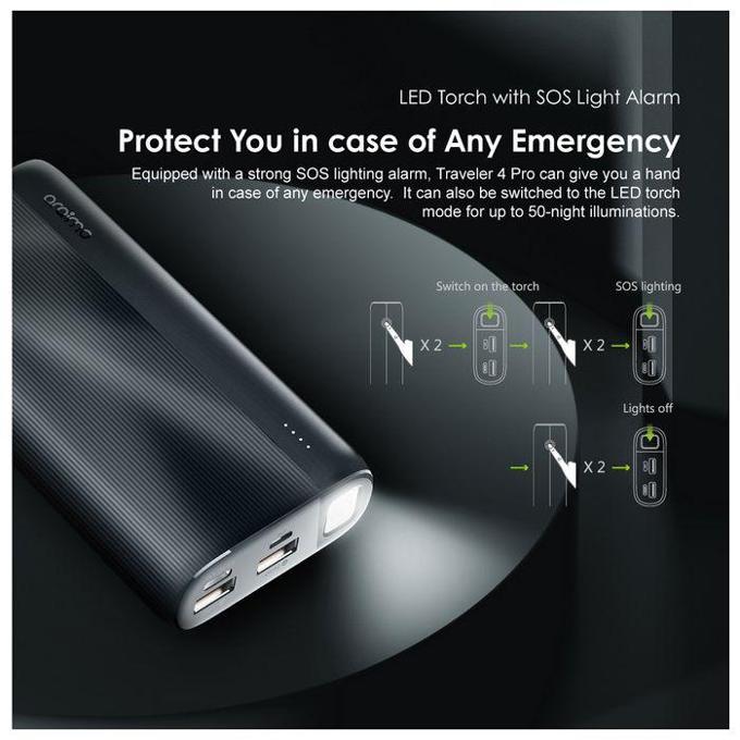 Oraimo Traveler 4 Pro 20W PD3 0 QC3 0 Quick Charge 20000mAh Power Bank