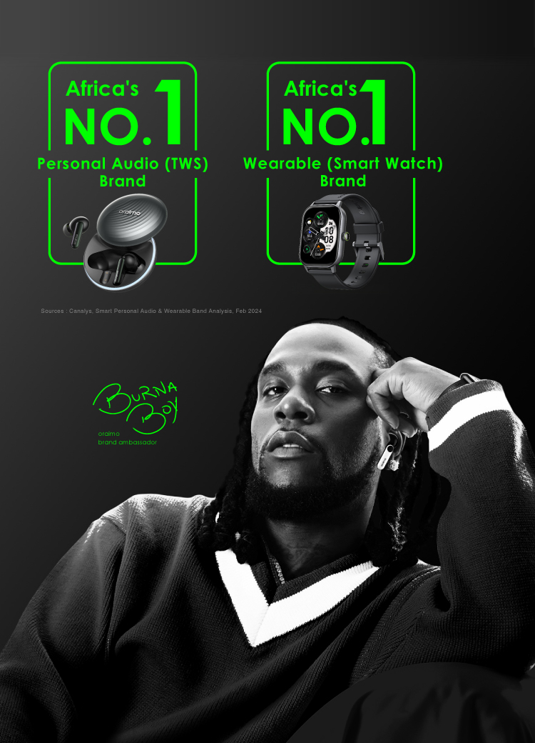 Africa No.1 TWS and Smart Watch Brand
