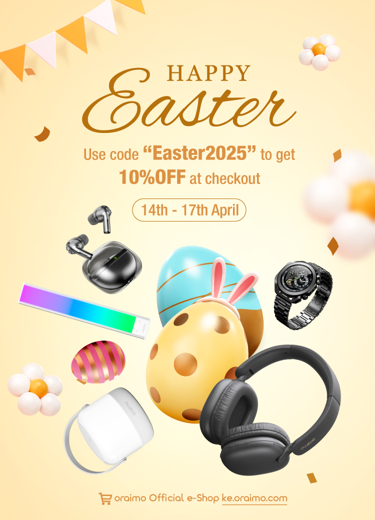 oraimo Easter offer 10% OFF