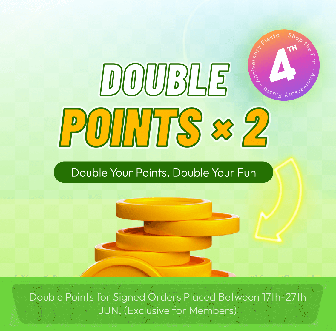oraimo Ghana 4th Anniversary Double Points
