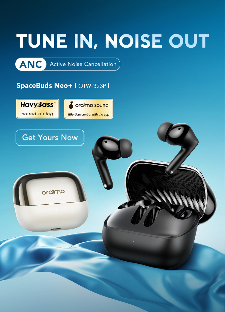 oraimo Wireless Earbuds SpaceBuds Neo+