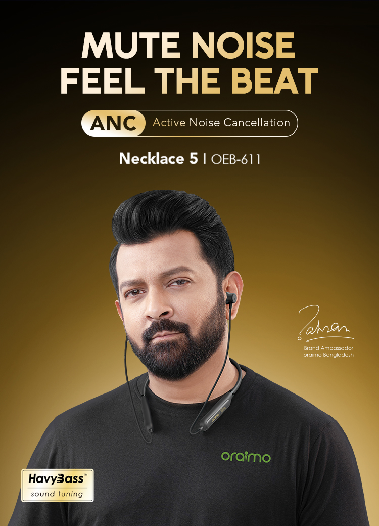 oraimo Necklace 5 Neckband Tahsan Earphones