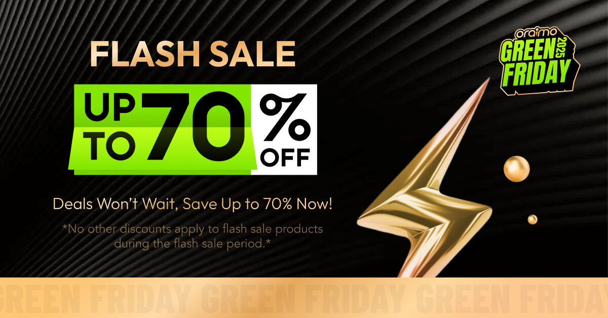 oraimo Nigeria 2025 Green Friday Flash Sale