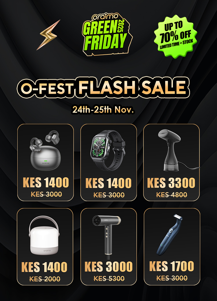 oraimo green friday flash sale