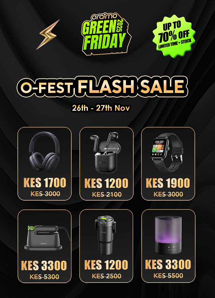 oraimo green friday flash sale