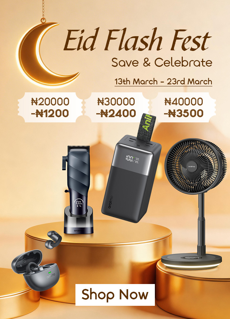 oraimo 2026 Nigeria Eid Fest Sale