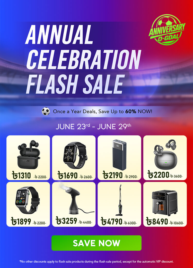 oraimo bangladesh anniversary flash sale 2