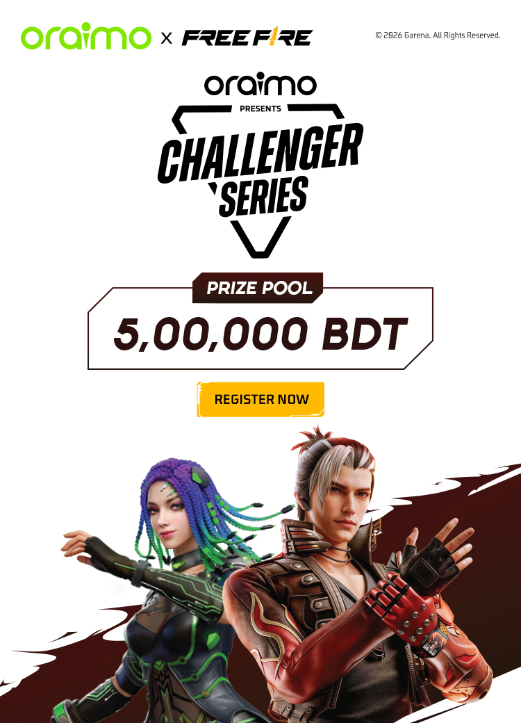 oraimo Bangladesh Free Fire challenger tournament