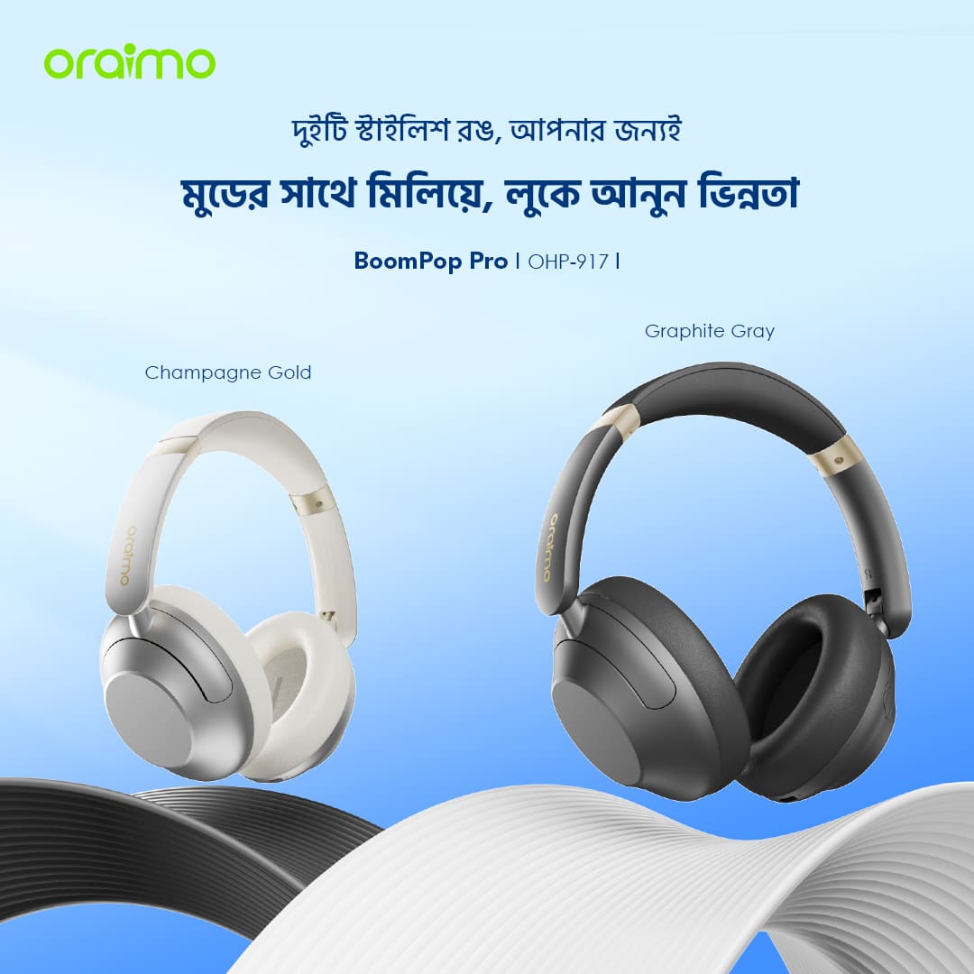 Oraimo Headphone BoomPopPro OHP-917-bd-Elegant Colors