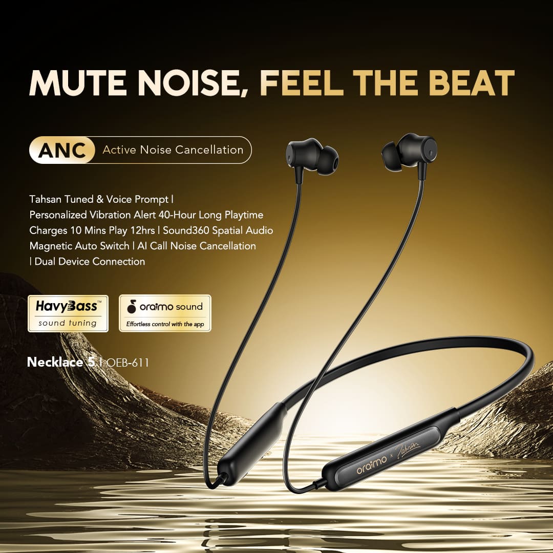 oraimo Earphone-necklace 5-OEB-611-1