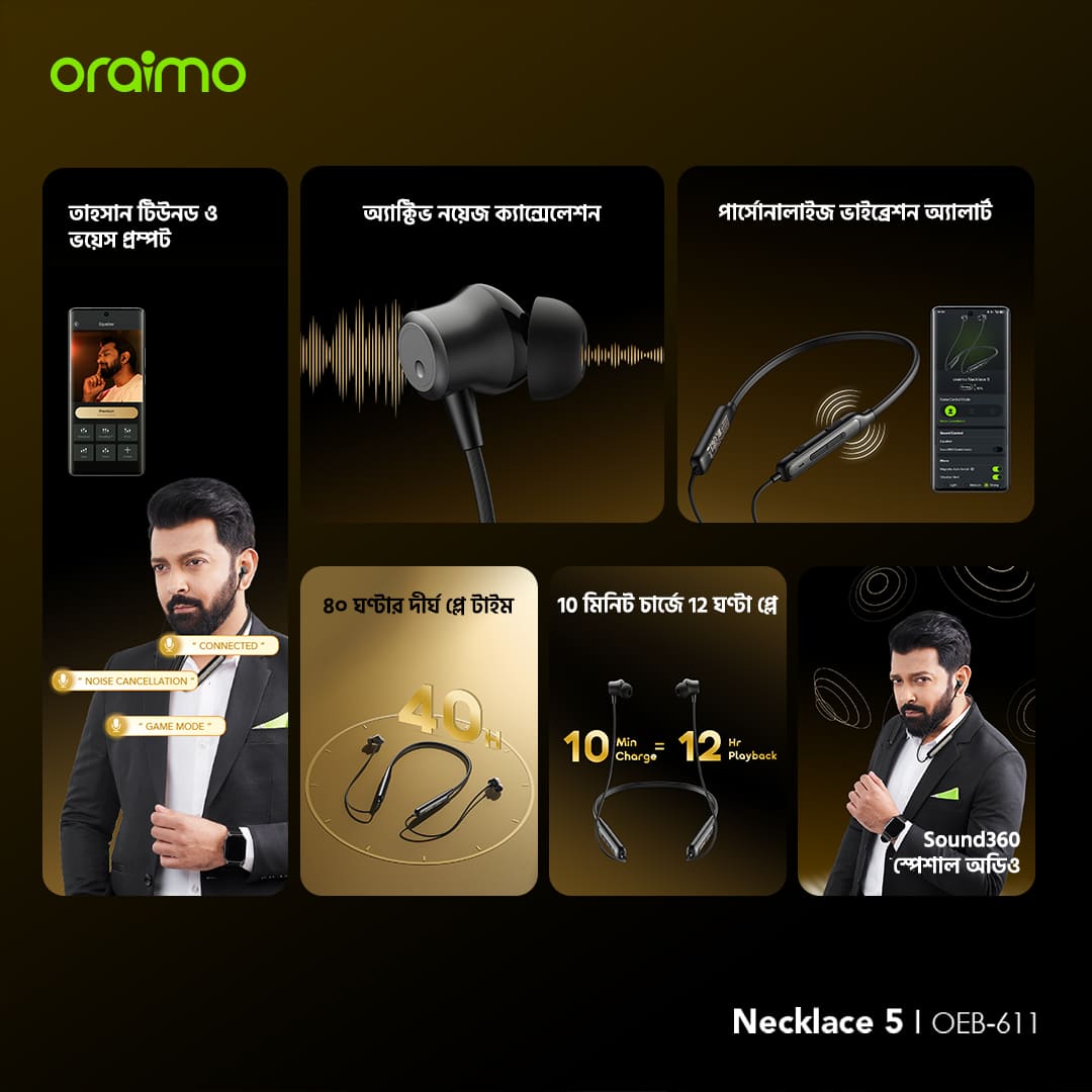 oraimo Earphone-necklace 5-OEB-611-2-feature oraimo Earphone-necklace 5-OEB-611-2-feature