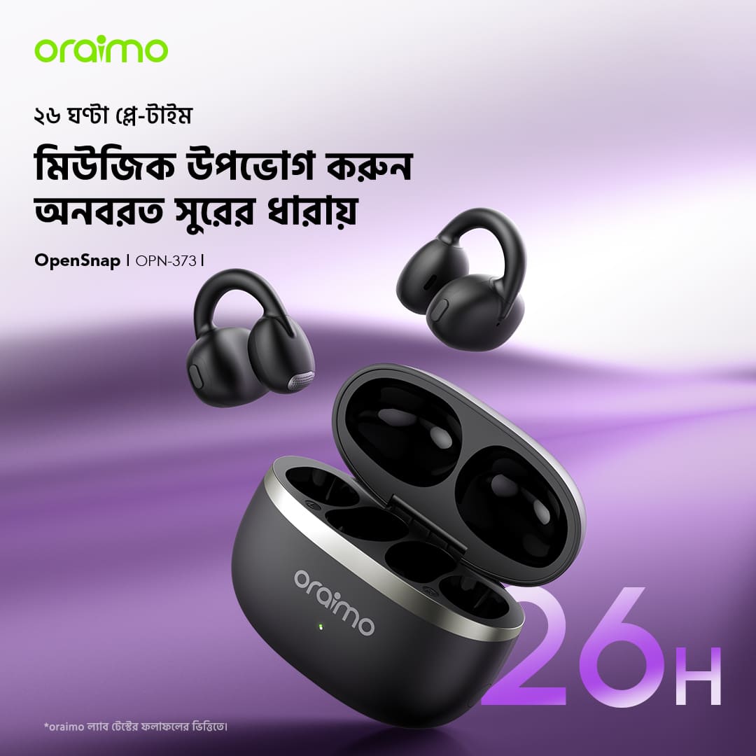 oraimo Open-Ear Headphones-opensnap-opn-373-10-long playingtime