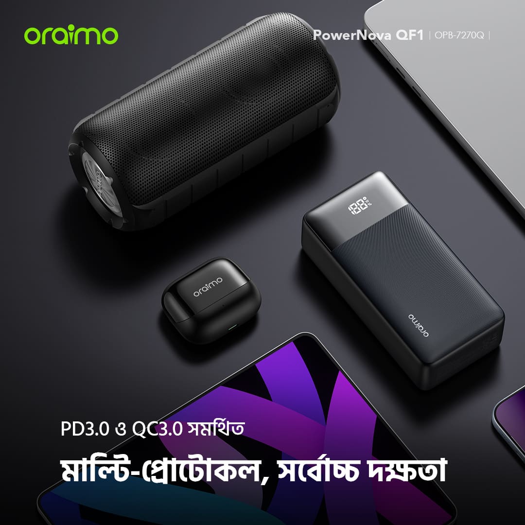 oraimo Power Bank PowerNova QF1 -5-BD-multi-compatibility oraimo Power Bank PowerNova QF1 -5-BD-multi-compatibility