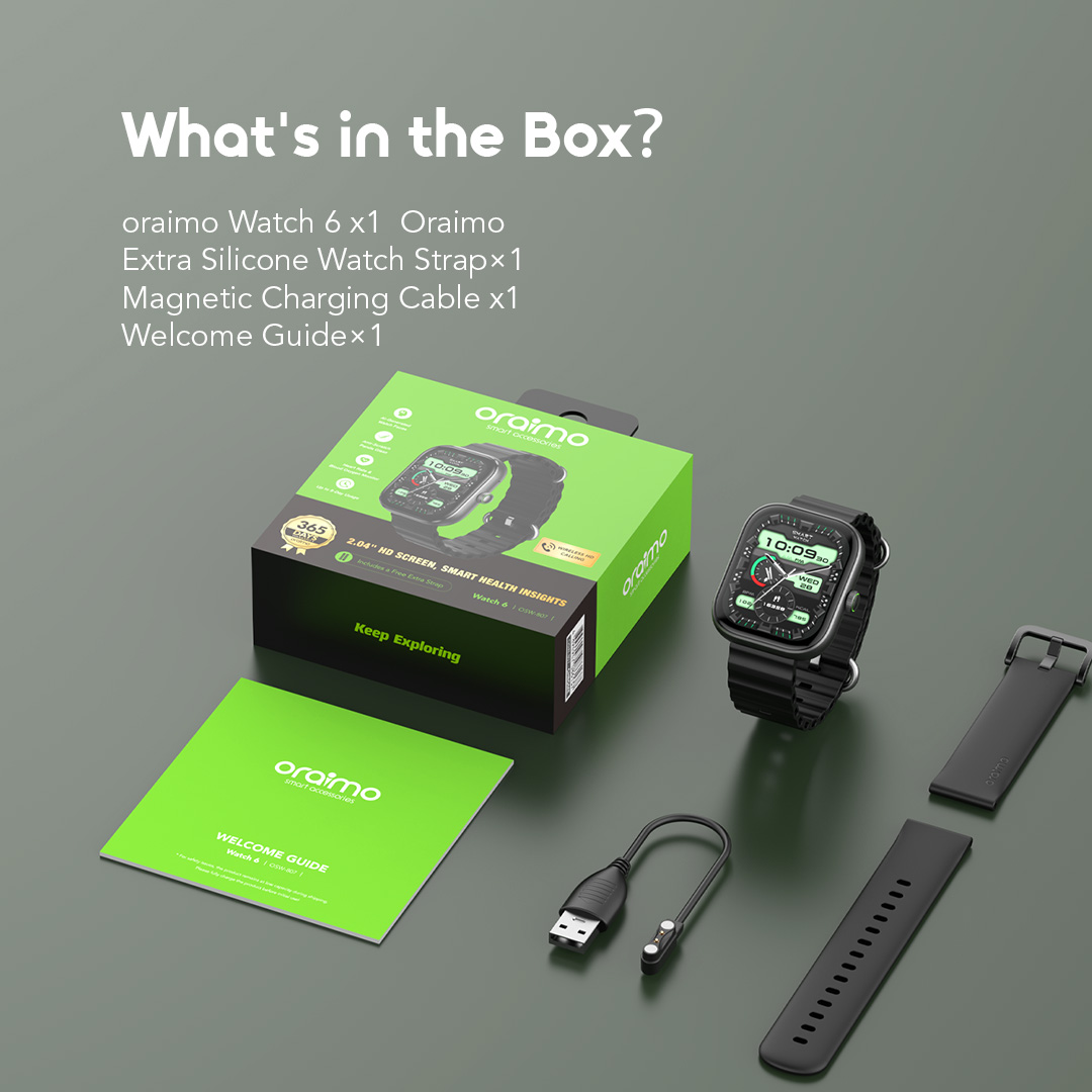 Montre connectée Oraimo Watch 6 OSW-807 Montre connectée Oraimo Watch 6 OSW-807