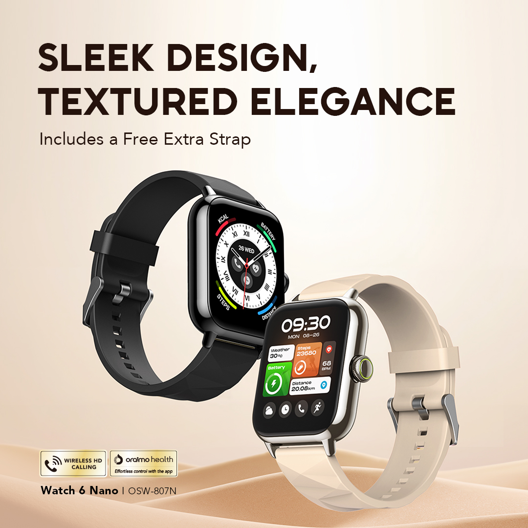 oraimo Smart Watch Watch 6 Nano OSW-807N 1 oraimo Smart Watch Watch 6 Nano OSW-807N 1