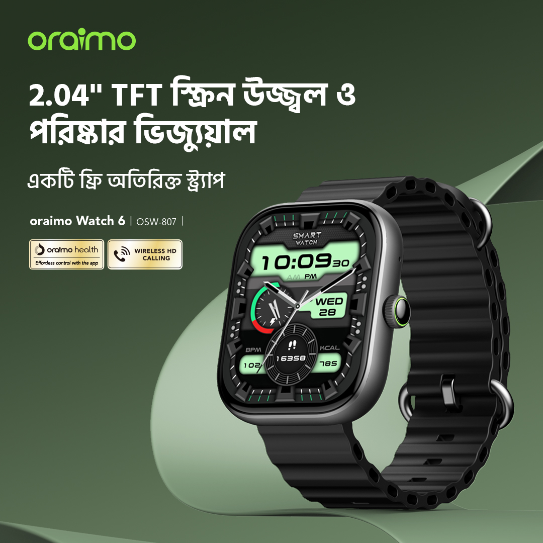 oraimo smartwatch watch 6 OSW-807