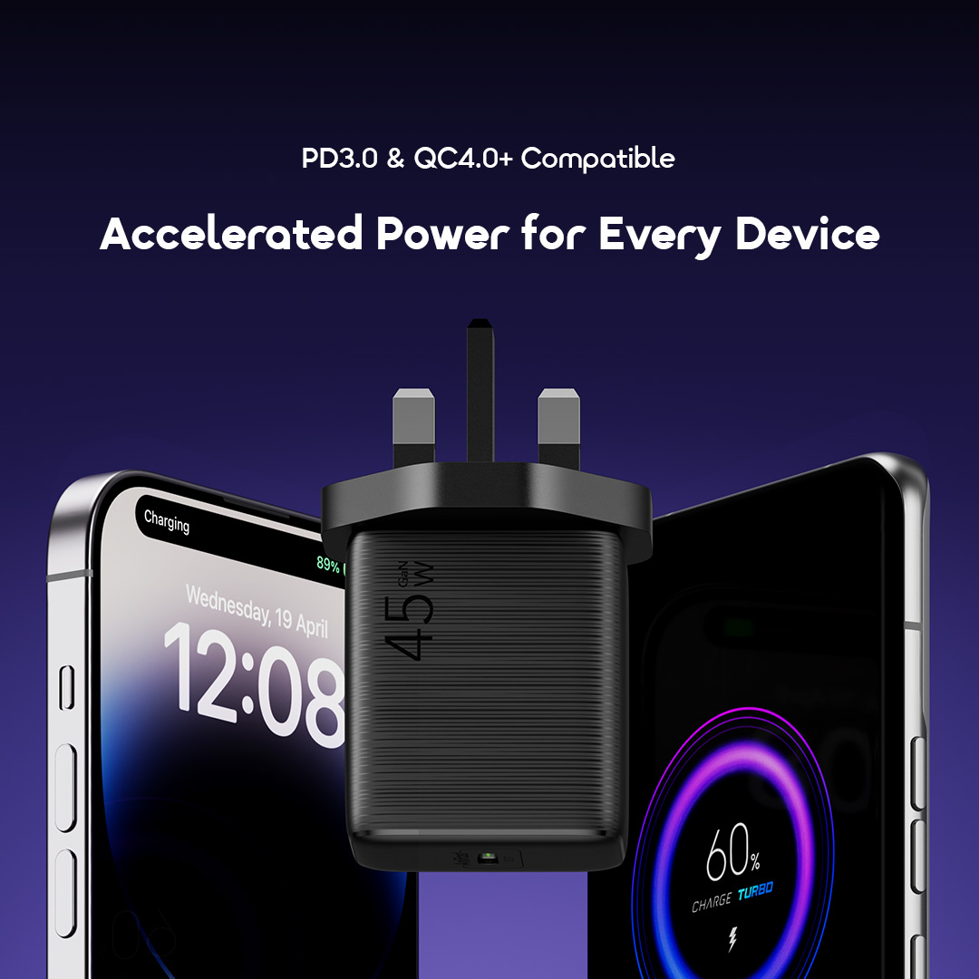 oraimo wall charger powergan 451  ocw-5451u Accelerated Power for Every Device