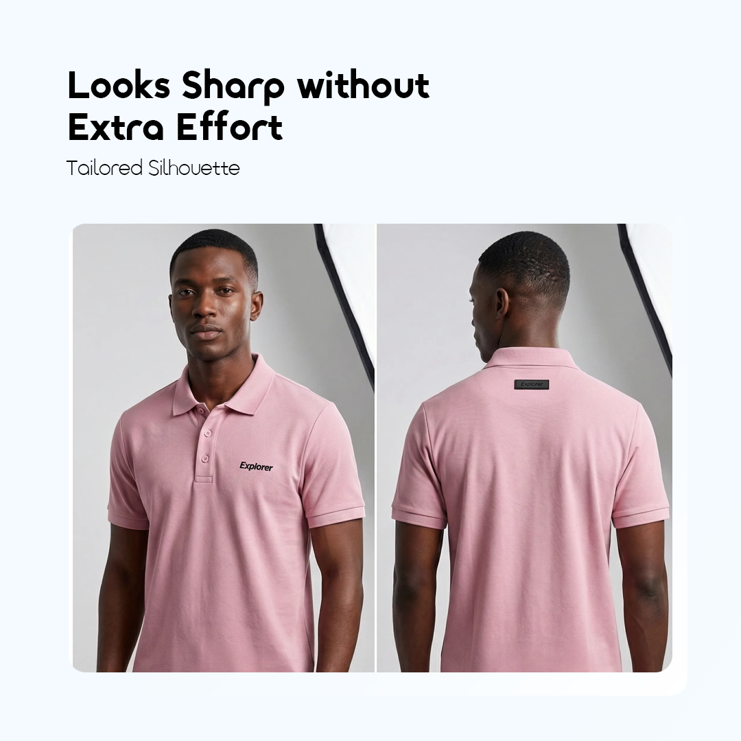 oraimo Polo Shirt EcoLuxe OHDP-001 4 Looks Sharp without Extra Effort oraimo Polo Shirt EcoLuxe OHDP-001 4 Looks Sharp without Extra Effort