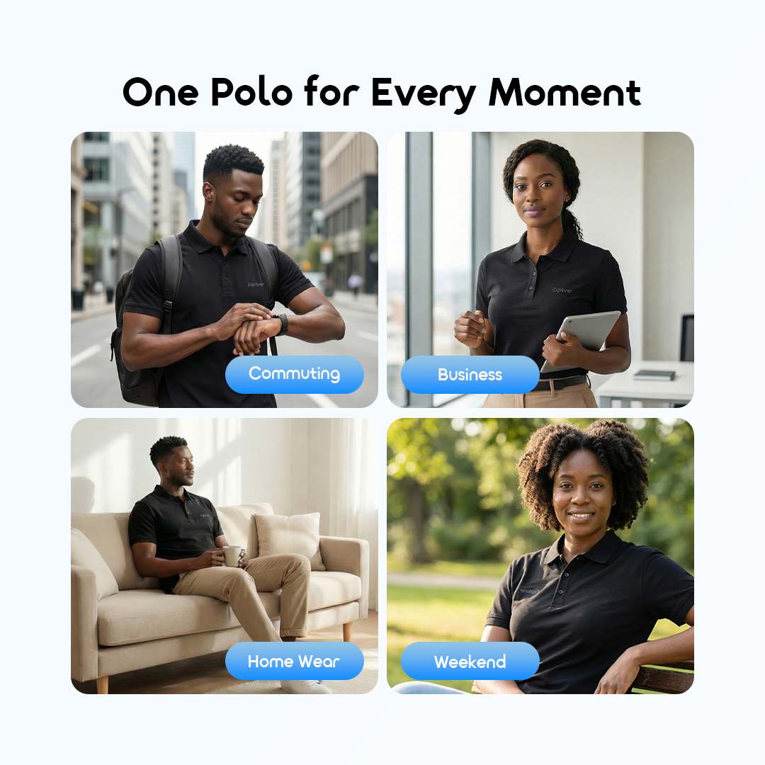 oraimo Polo Shirt EcoLuxe OHDP-001 5 One Polo for Every Moment oraimo Polo Shirt EcoLuxe OHDP-001 5 One Polo for Every Moment