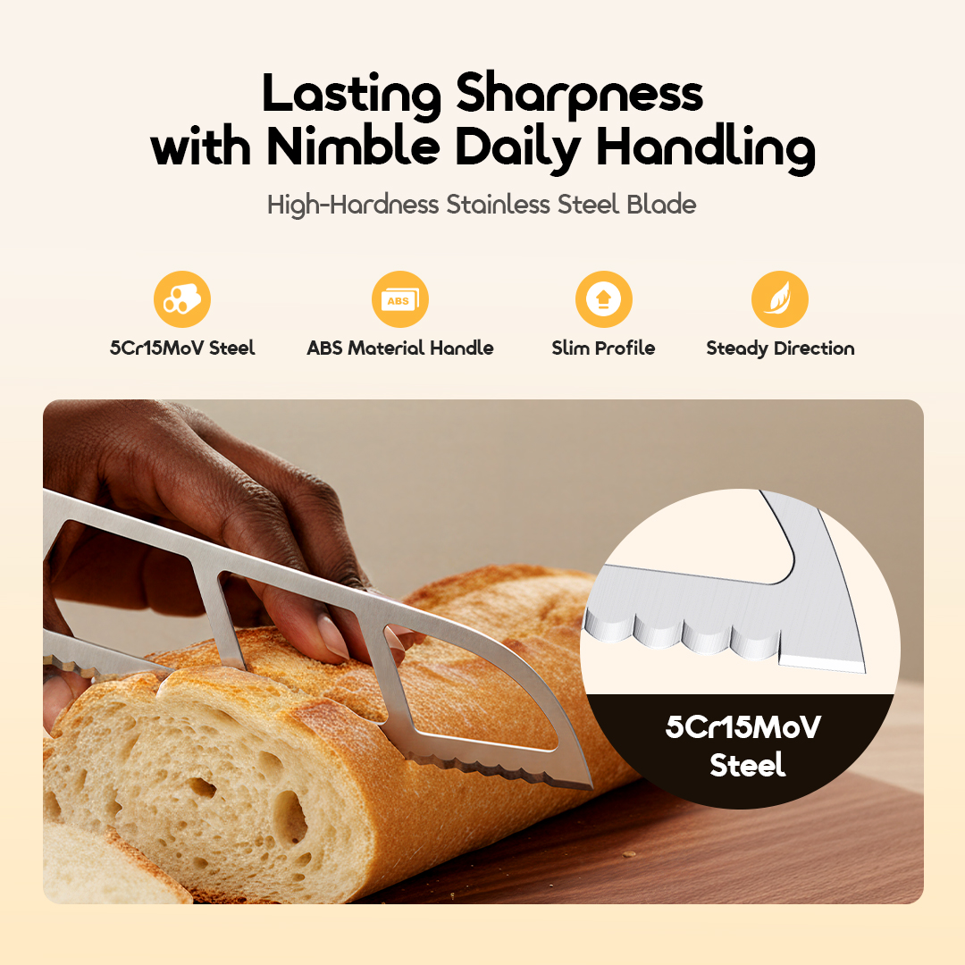 oraimo home easy slicer knife AirSlice Lite OHKK-002 05 high hardness stainless steel blade