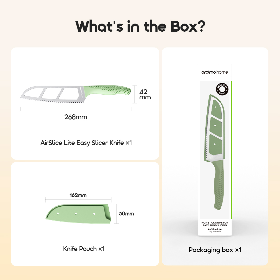 oraimo home easy slicer knife AirSlice Lite OHKK-002 06 whats in the box