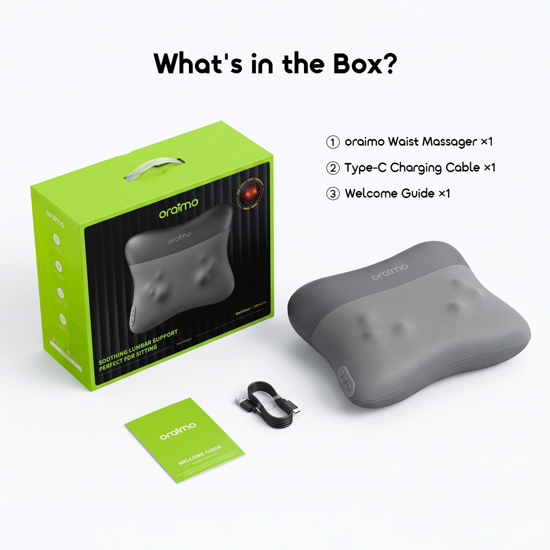 oraimo WaistEase 2-in-1 Versatility Waist Heat Massager
