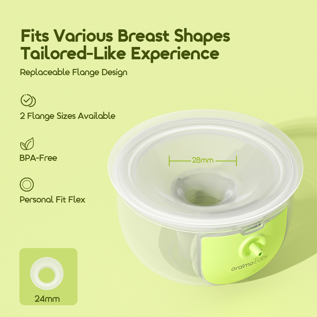 oraimo wearable breast pump cup PumpBowl OBR-531B-6 2 Flange Sizes Available oraimo wearable breast pump cup PumpBowl OBR-531B-6 2 Flange Sizes Available