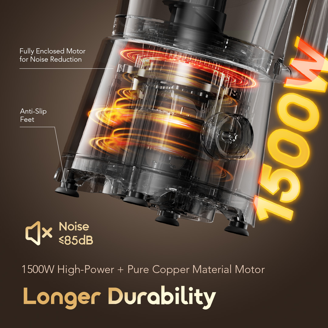 Oraimo OmniBlend OBL-581A 1500W 4-in-1 Multifunctional Blender 12 Multifunctional Blender | Oraimo OBL-581A | Multifunctional Blender | Oraimo