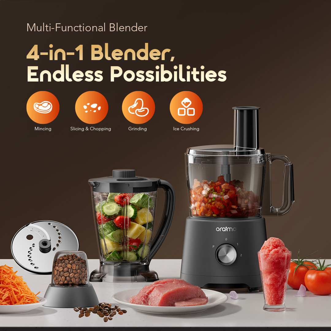 Oraimo OmniBlend OBL-581A 1500W 4-in-1 Multifunctional Blender 14 Multifunctional Blender | Oraimo OBL-581A | Multifunctional Blender | Oraimo