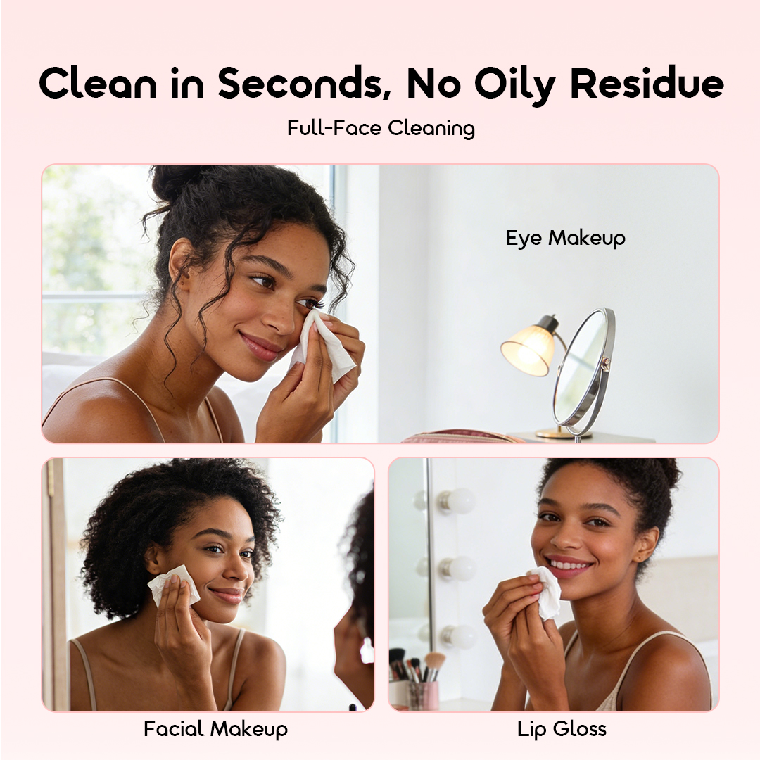 Lingettes Démaquillantes oraimo Meltique OHPW-003 2 Nettoyage Complet du Visage