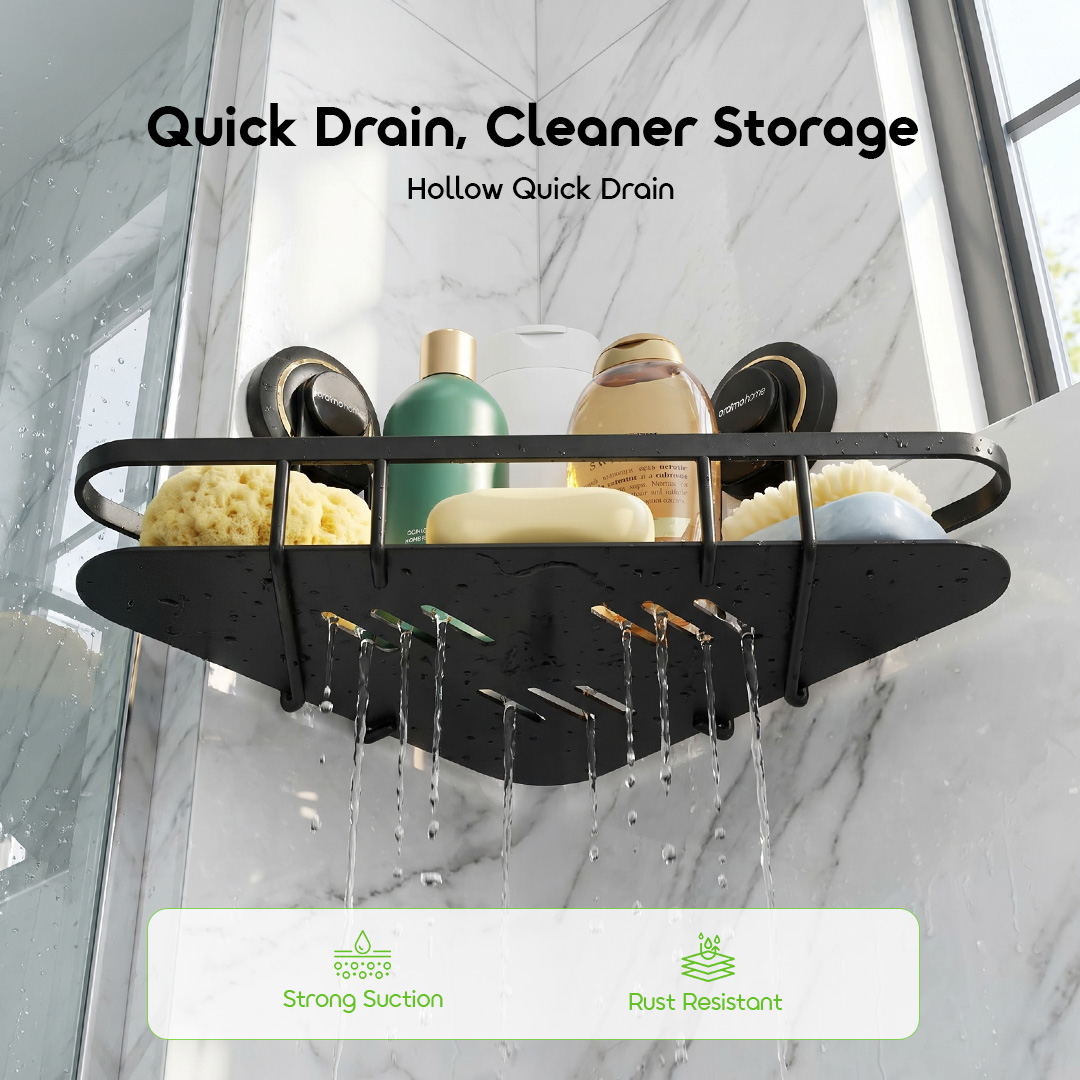 oraimo Corner Rack AngleFit OHES-003 07 Hollow Quick Drain Cleaner Storage oraimo Corner Rack AngleFit OHES-003 07 Hollow Quick Drain Cleaner Storage