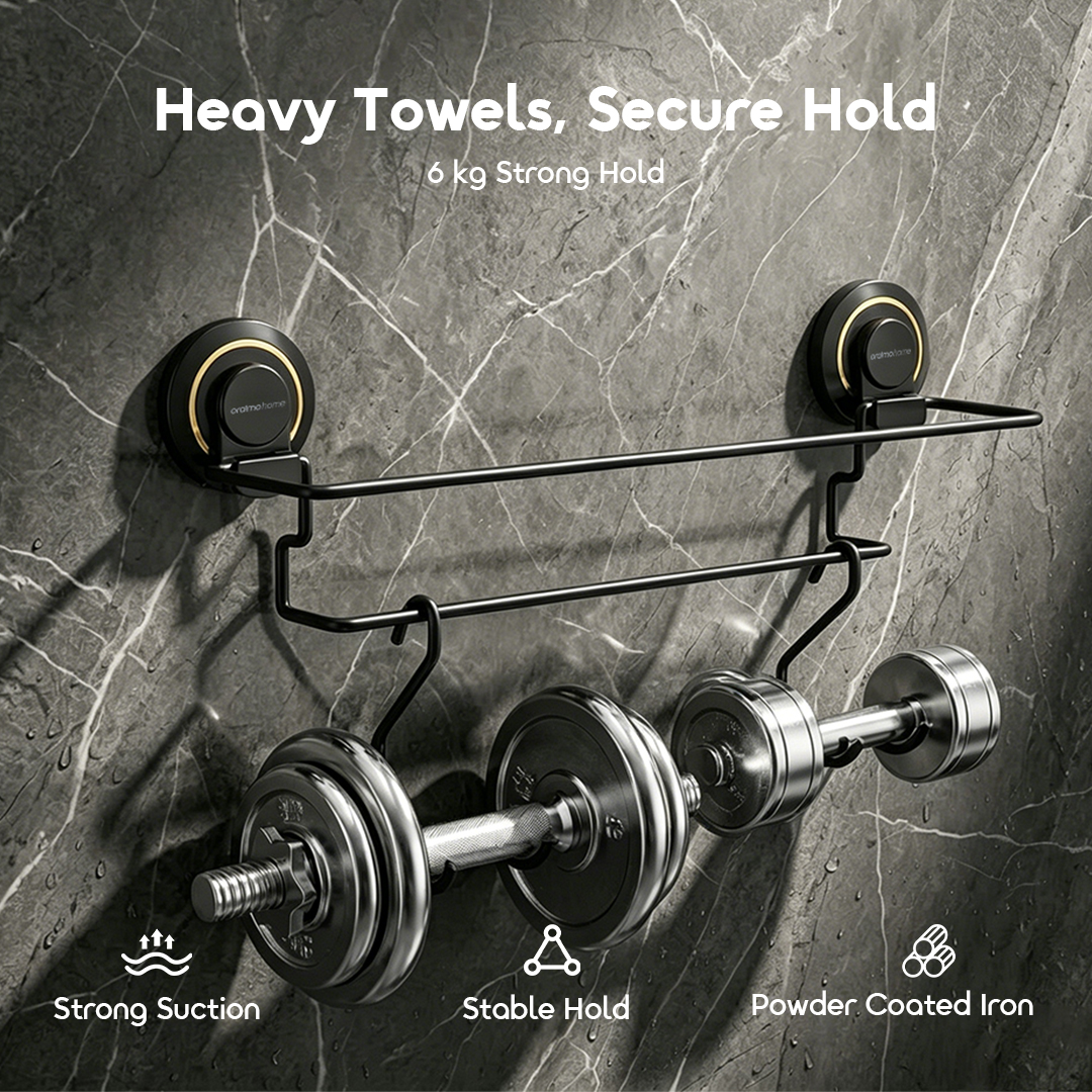 oraimo Suction Cup Towel Rail HookBar OHES-002 07 6kg Strong Hold