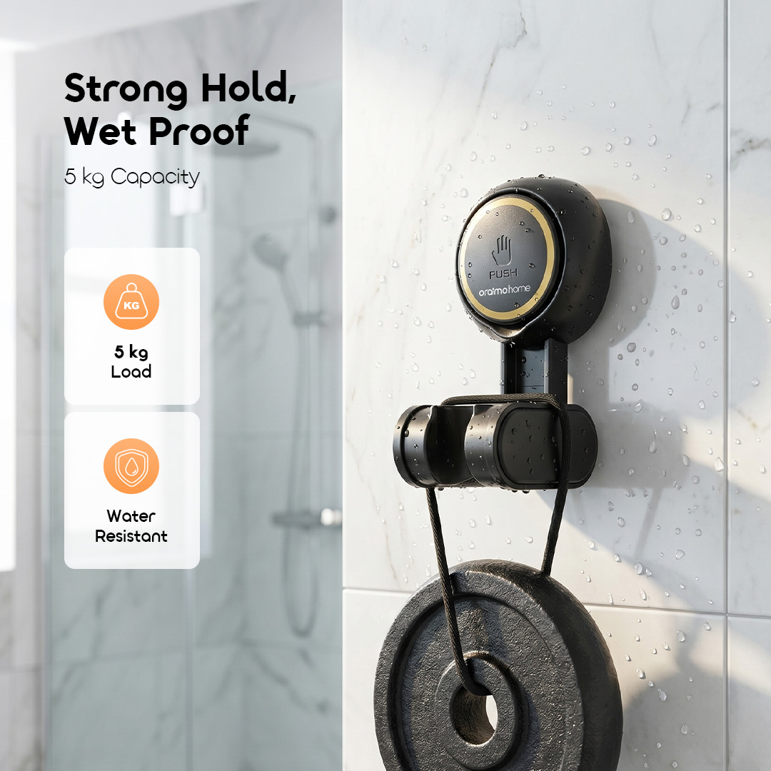 oraimo Vacuum Suction Cup Hooks Holdex OHEH-001 07 5kg Capacity Wet Proof