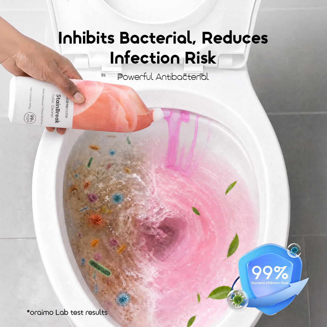 oraimo Stainbreak Fragrant Toilet Cleaner OHCD-002-PEACH 05 antibacterial EN