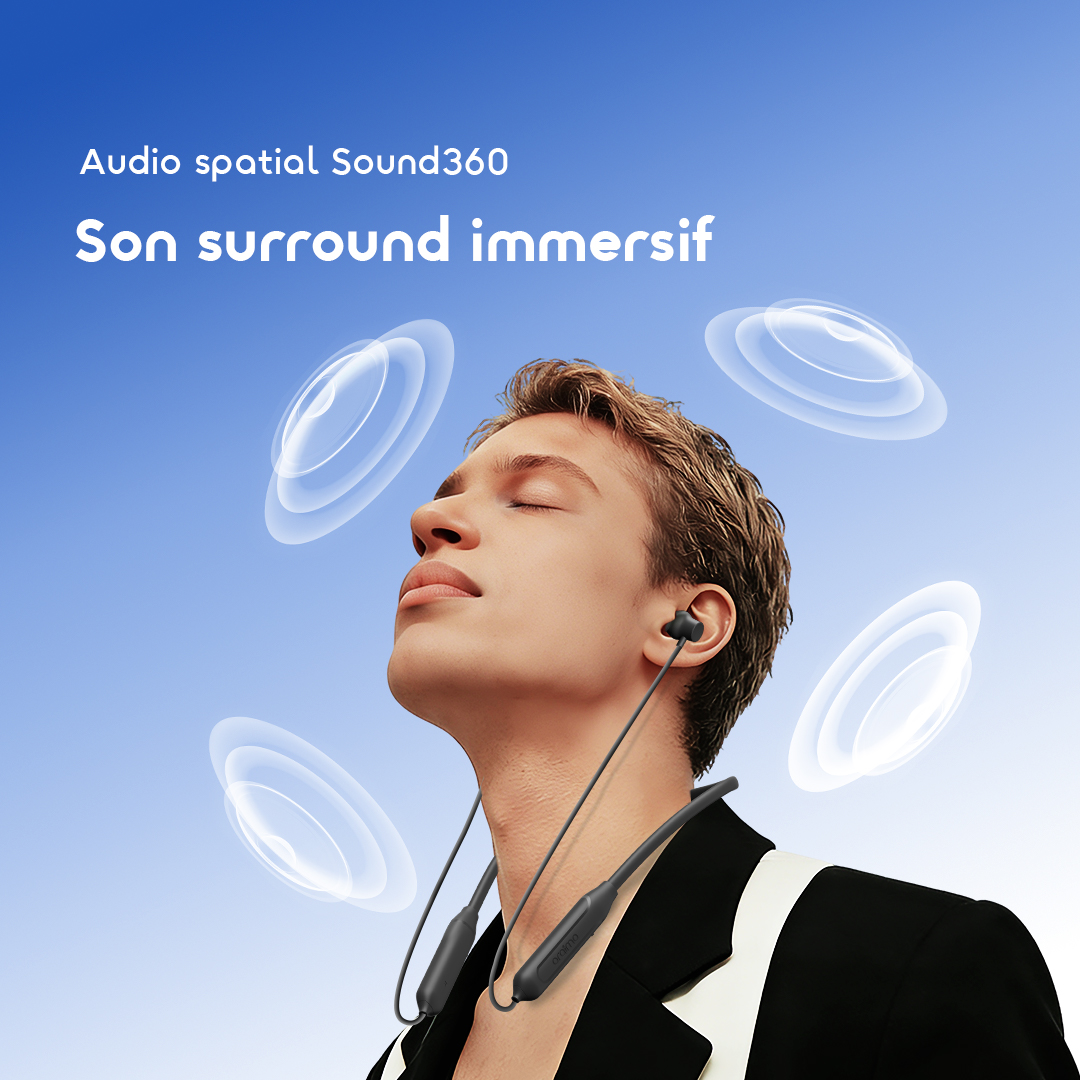 oraimo Earphone Necklace Neo OEB-310 05 Sound360 Spatial Audio oraimo Earphone Necklace Neo OEB-310 05 Sound360 Spatial Audio