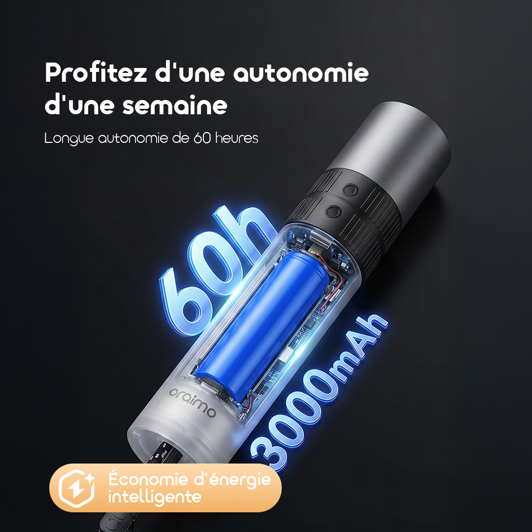 oraimo Flashlight TorchGo OLP-201A 04 Long Battery Life oraimo Flashlight TorchGo OLP-201A 04 Long Battery Life