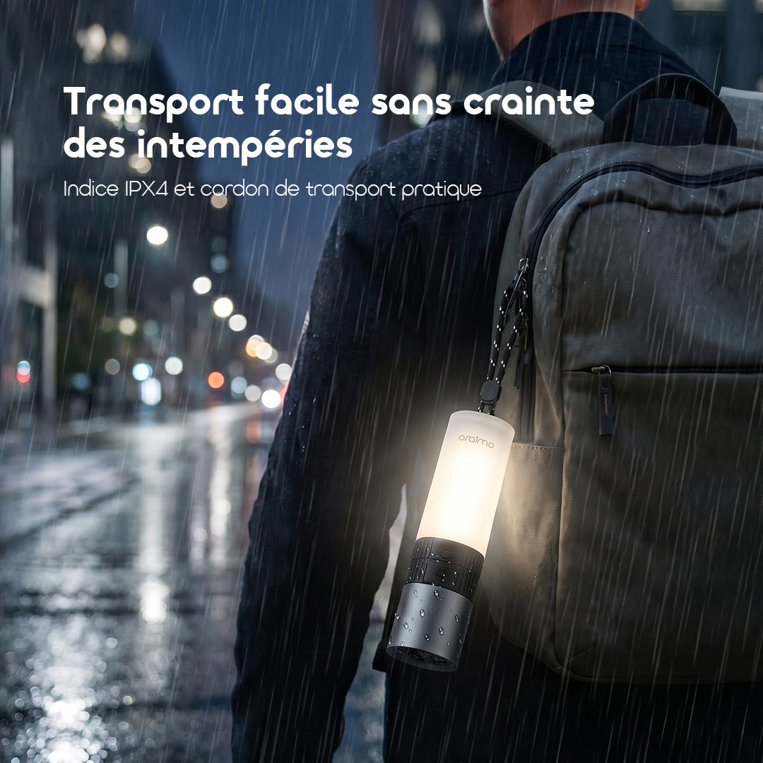 oraimo Flashlight TorchGo OLP-201A 07 IPX4 Waterproof Portable oraimo Flashlight TorchGo OLP-201A 07 IPX4 Waterproof Portable