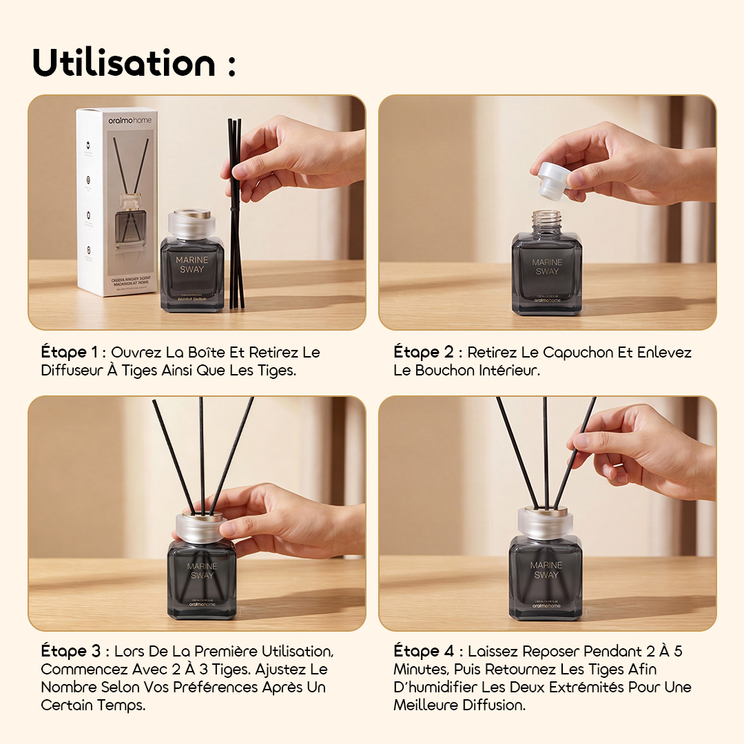 oraimo AirLift Fragrance Diffuser OHCE 002 12 usage FR oraimo AirLift Fragrance Diffuser OHCE 002 12 usage FR