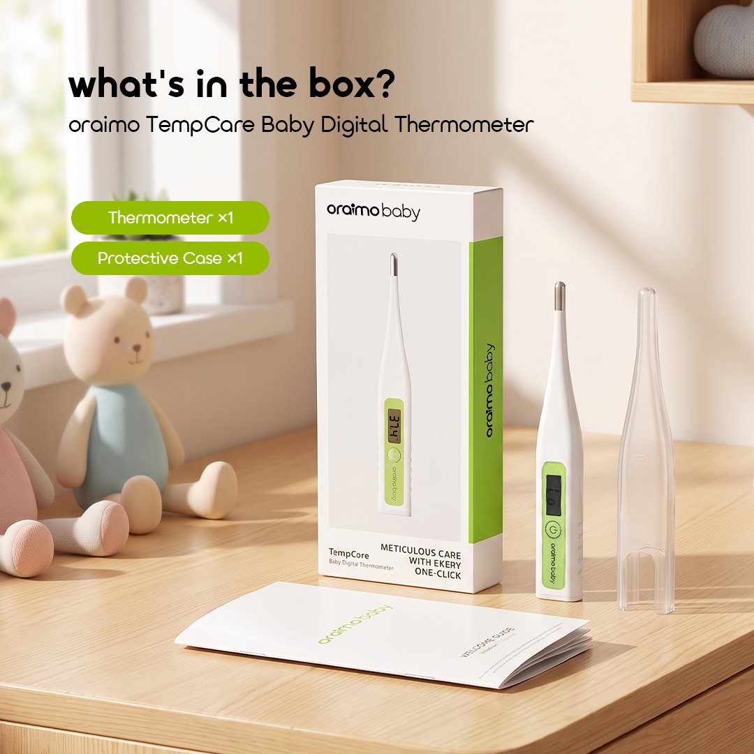 oraimo baby Baby Digital Thermometer TempCare OBC-251A 08 Whats In The Box oraimo baby Baby Digital Thermometer TempCare OBC-251A 08 Whats In The Box
