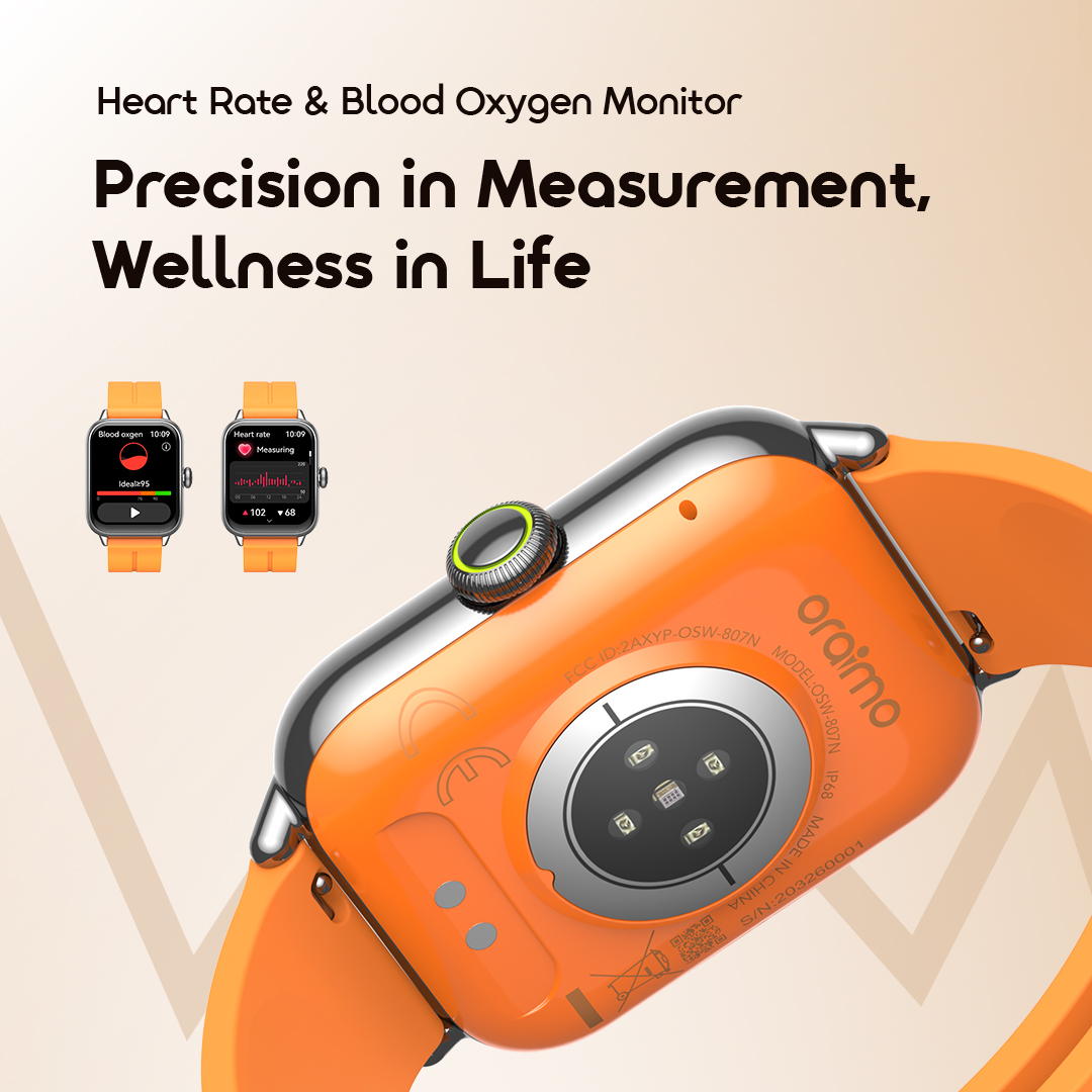 oraimo Smart Watch Watch 6 Nano OSW-807N  6 heart rate blood pressure monitor