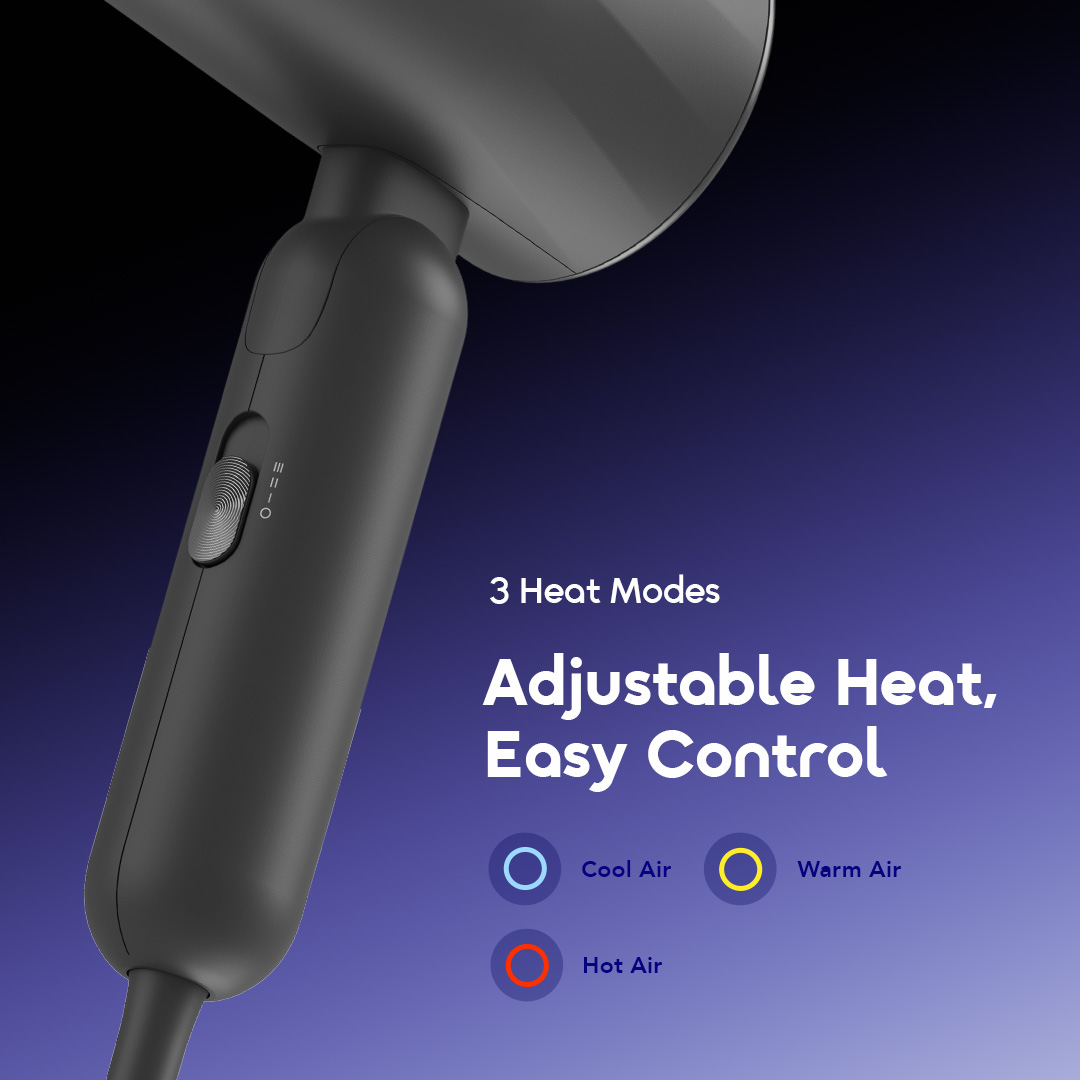 oraimo swiftdry 2 hair dryer ng OHD 210N 05 adjustable heat easy control