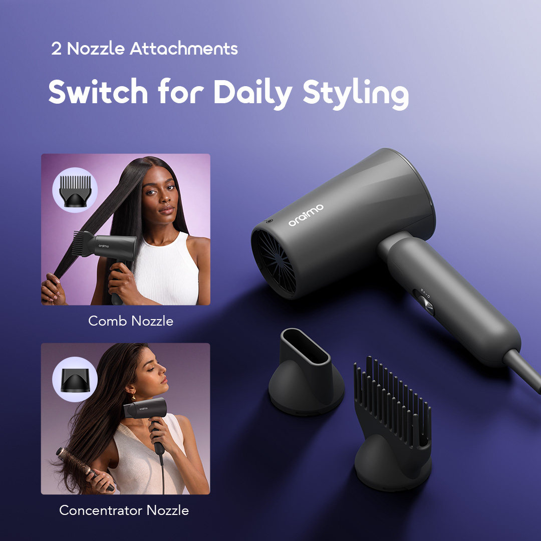 oraimo swiftdry 2 hair dryer ng OHD 210N 09 switch for daily styling