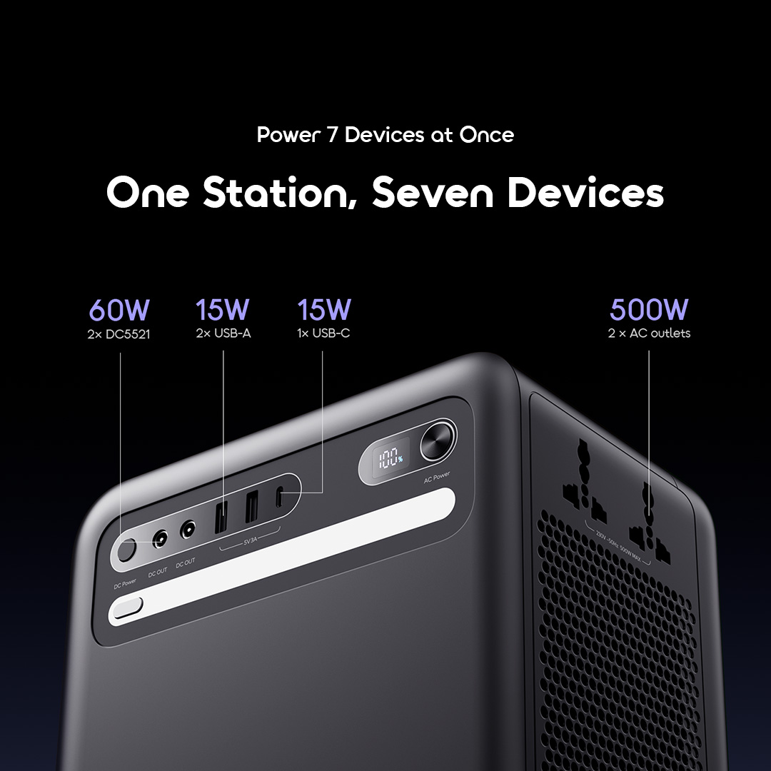 oraimo KILI OPS-5102 power 7 devices at once one station seven devices