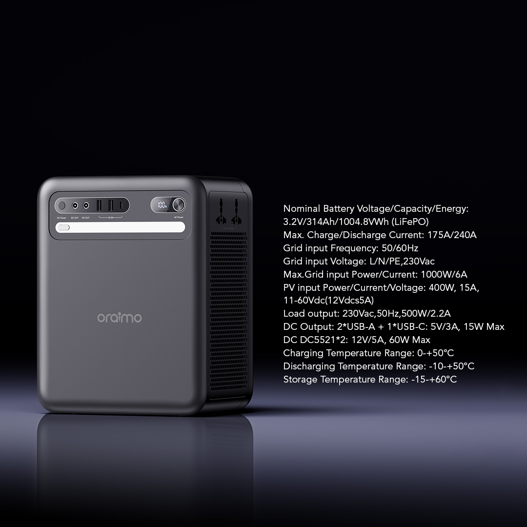 oraimo KILI OPS-5102 product parameters specifications
