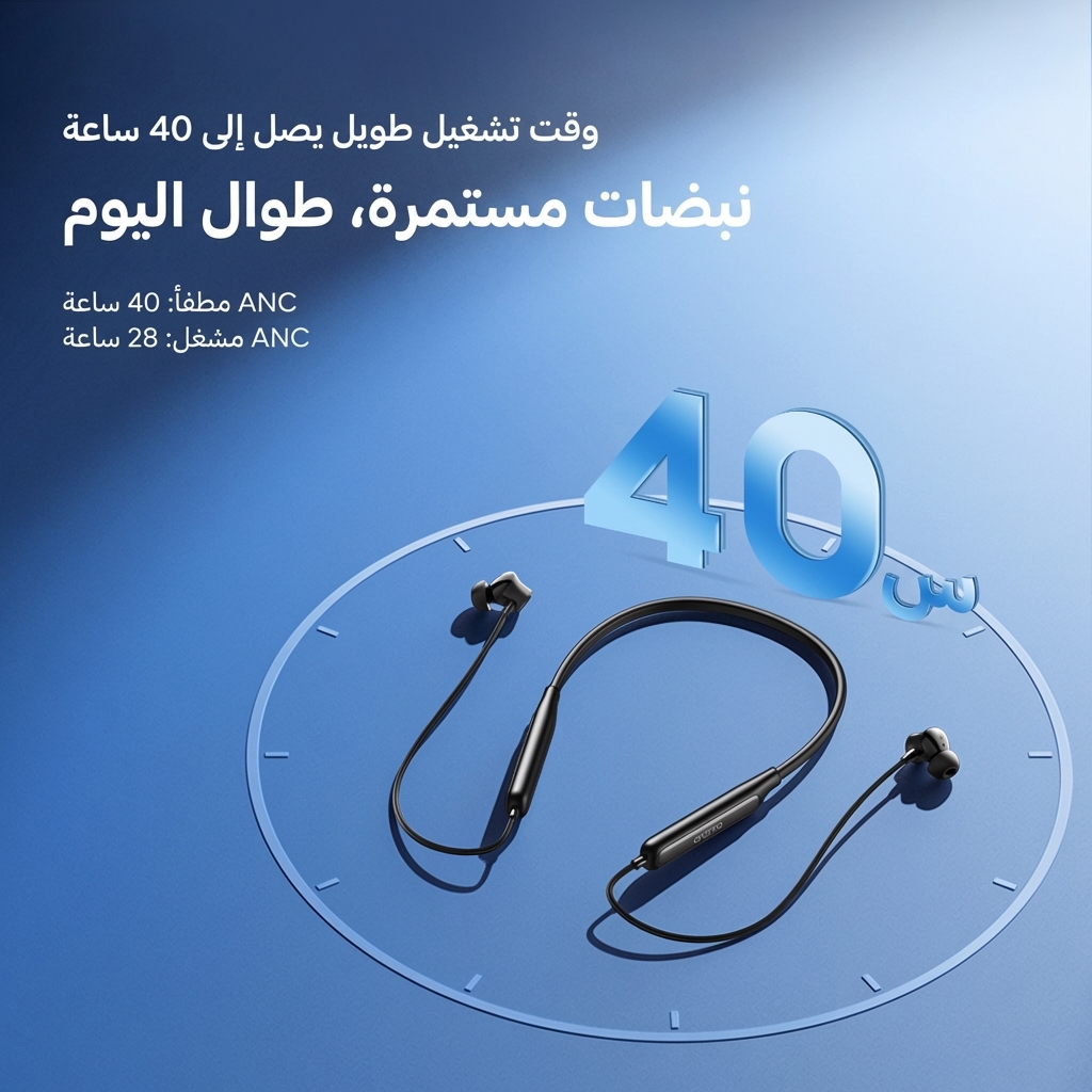 oraimo Earphone-necklace 5-OEB-611-6-40hrs long playingtime