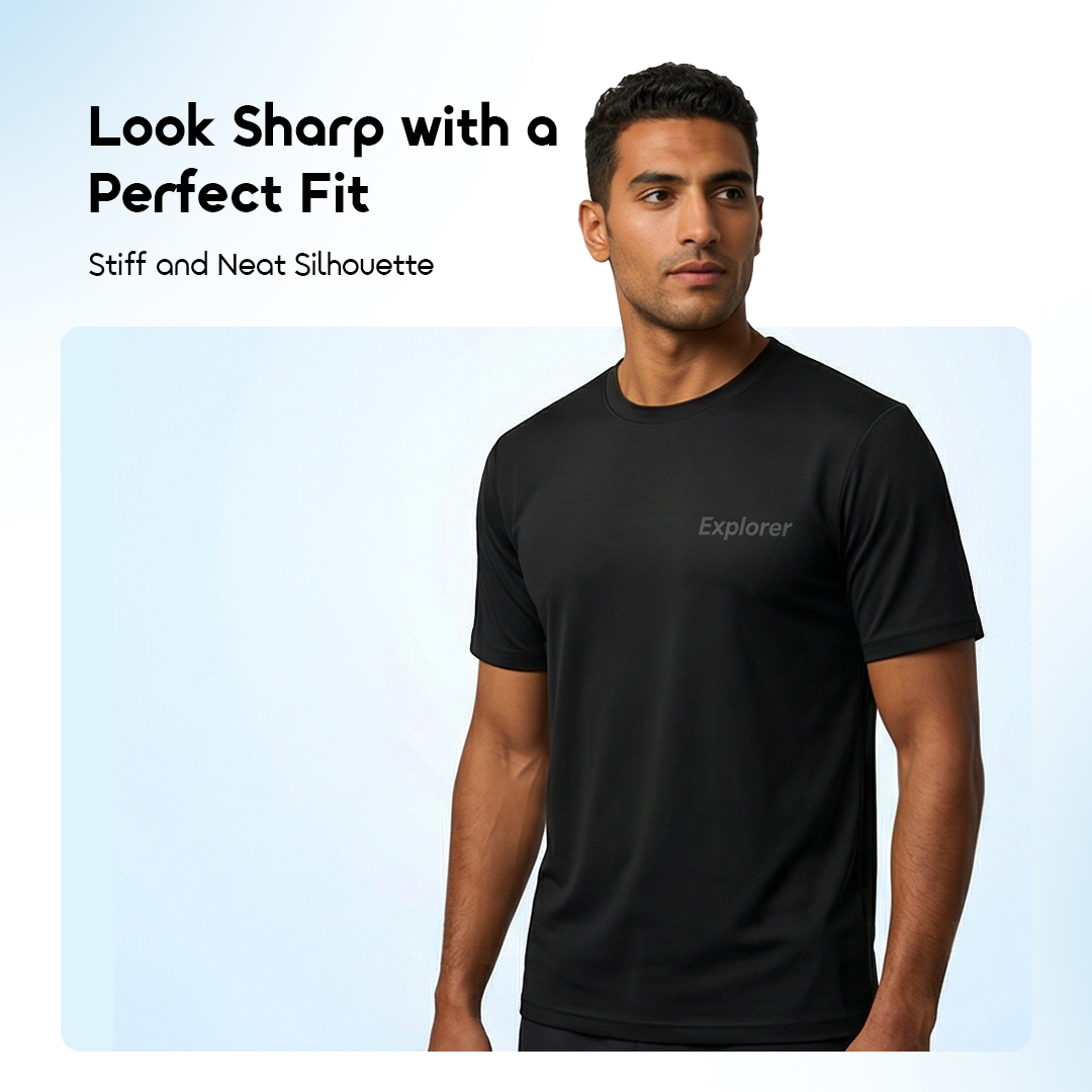 oraimo T-Shirt PureGuard OHDT-001 06 Stiff and Neat Silhouette