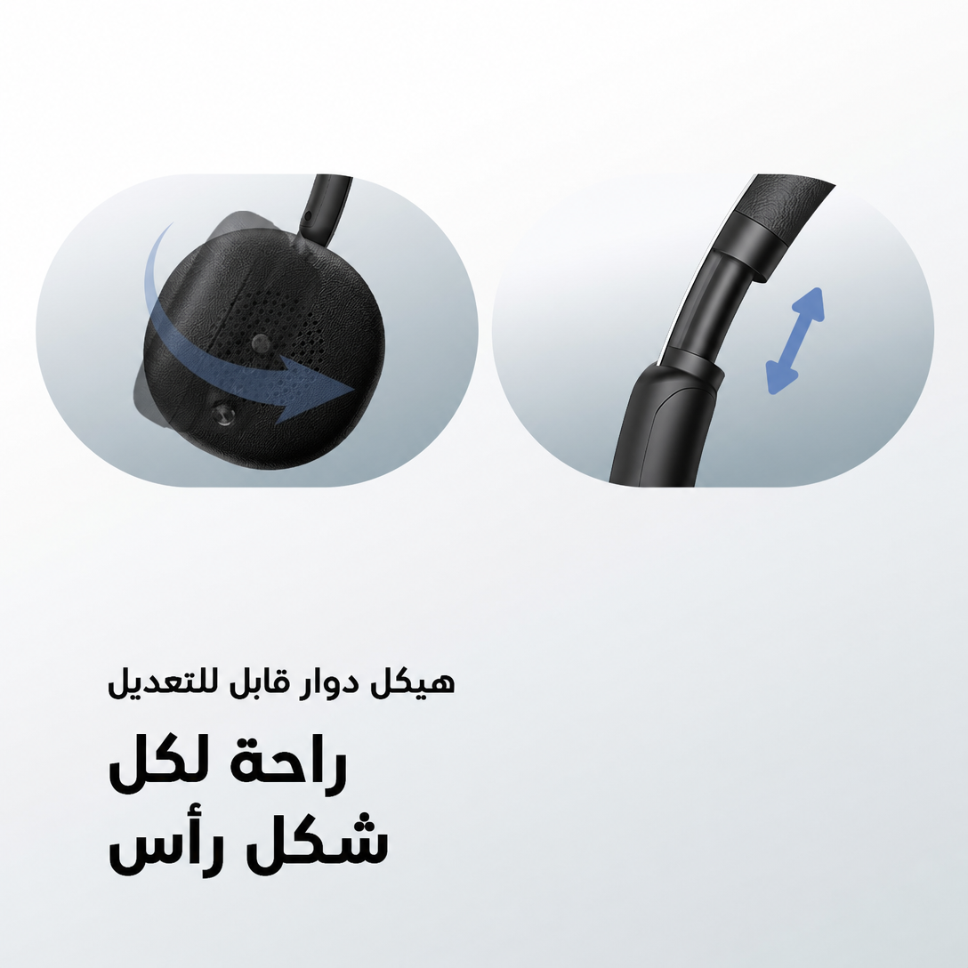 oraimo Headphone BoomPop Air OHP-316 09 Adjustable Rotating Structure oraimo Headphone BoomPop Air OHP-316 09 Adjustable Rotating Structure