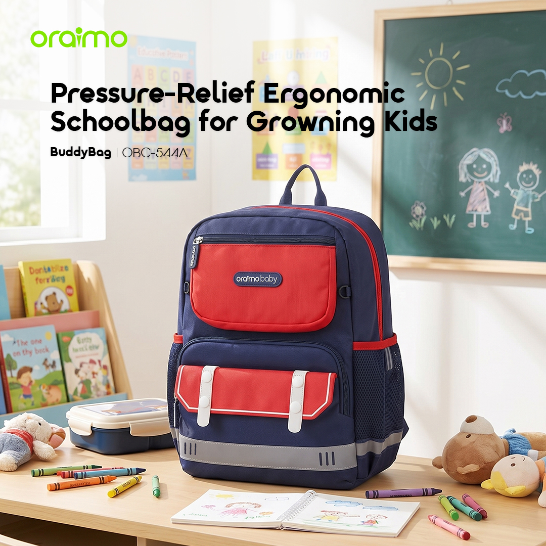 oraimo kids school backpack buddybag obc-544a 02 product overview