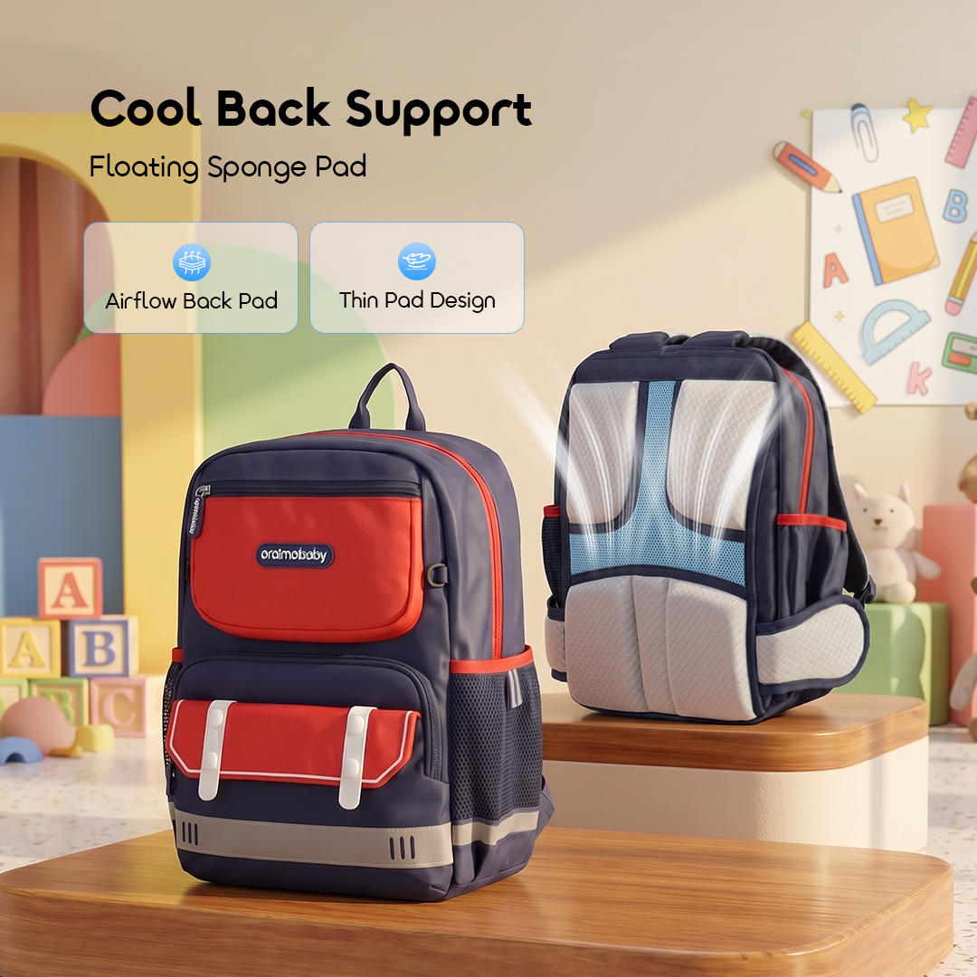 oraimo kids school backpack buddybag obc-544a 05 floating sponge pad