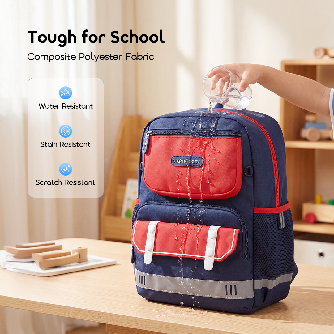 oraimo kids school backpack buddybag obc-544a 07 composite polyester fabric